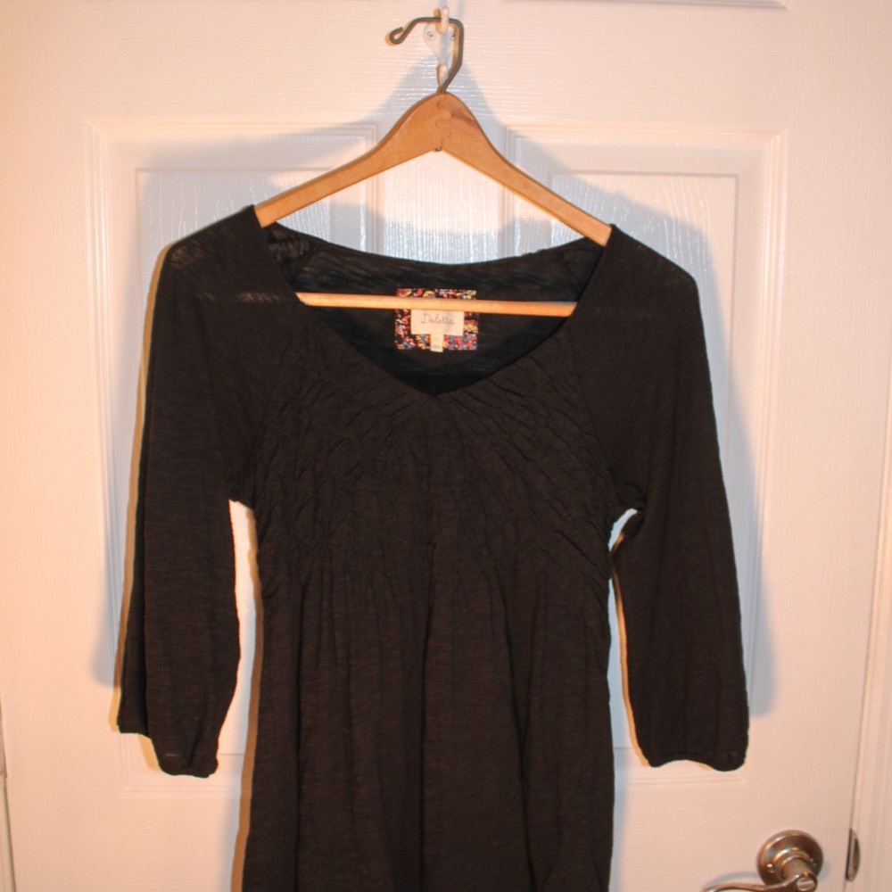 Anthropologie Black Top